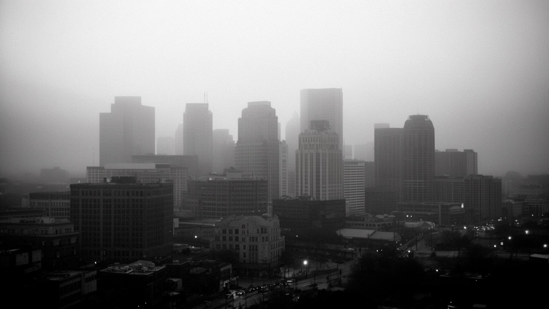 Nashville skyline at dusk